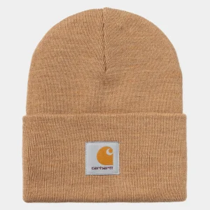 Cheap Carhartt WIP Acrylic Watch Hat Peanut Heather