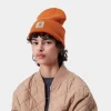 Clearance Carhartt WIP Acrylic Watch Hat Turmeric