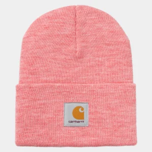 Shop Carhartt WIP Acrylic Watch Hat Dusty Rose Heather