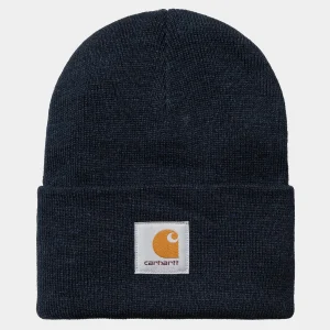 Cheap Carhartt WIP Acrylic Watch Hat Dark Navy Heather