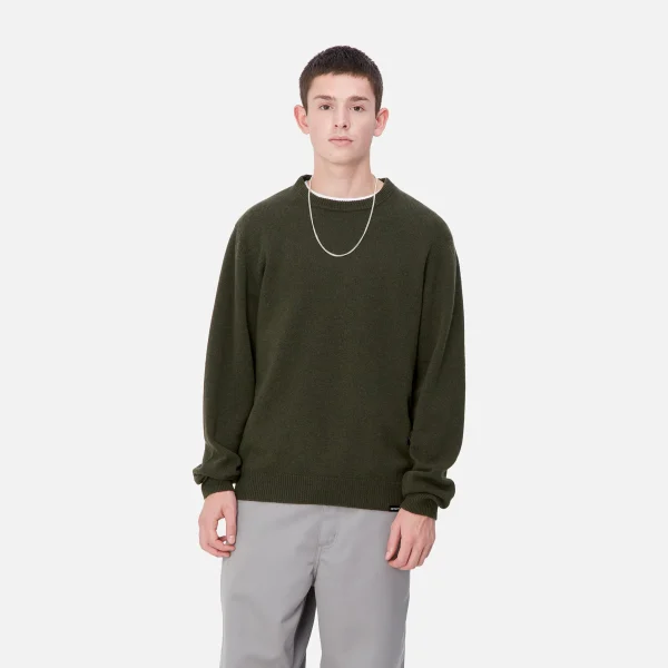 Discount Carhartt WIP Alten Sweater Office Green