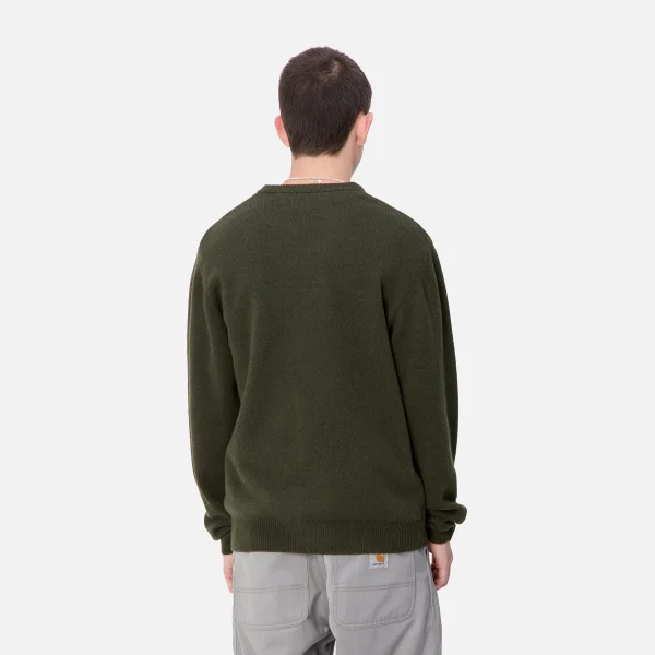 Discount Carhartt WIP Alten Sweater Office Green