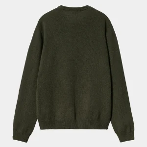 Discount Carhartt WIP Alten Sweater Office Green