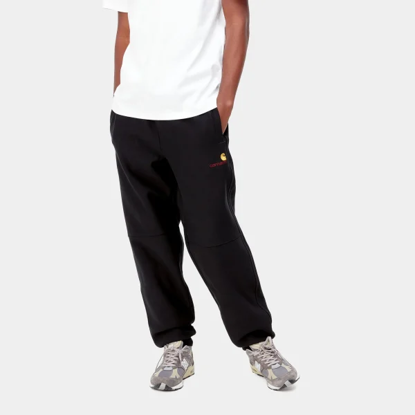 Clearance Carhartt WIP American Script Jogging Pant Black