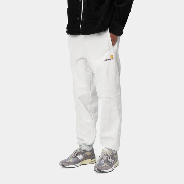 Flash Sale Carhartt WIP American Script Jogging Pant Ash Heather