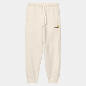 New Carhartt WIP American Script Jogging Pant Natural