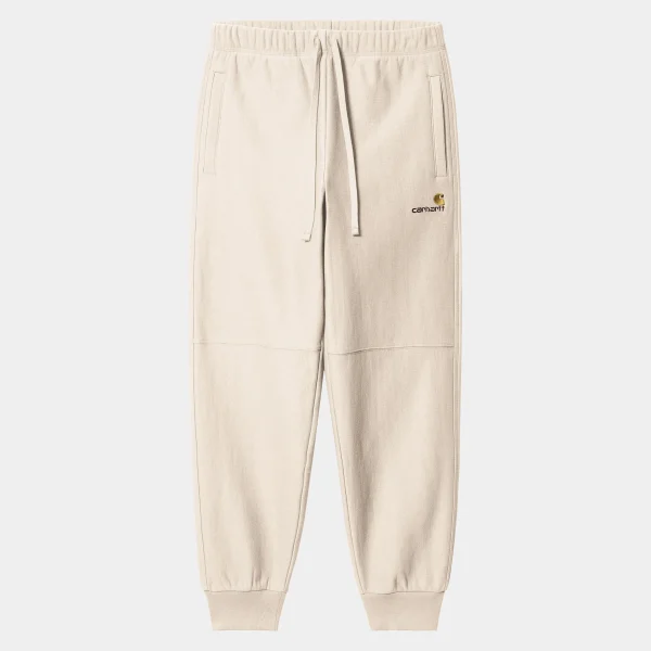 Best Sale Carhartt WIP American Script Jogging Pant Moonbeam