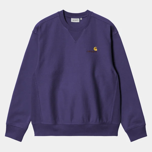 Flash Sale Carhartt WIP American Script Sweatshirt Aura