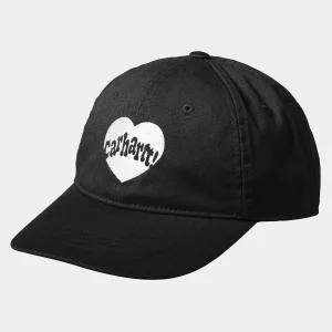 Fashion Carhartt WIP Amour Cap Black / White