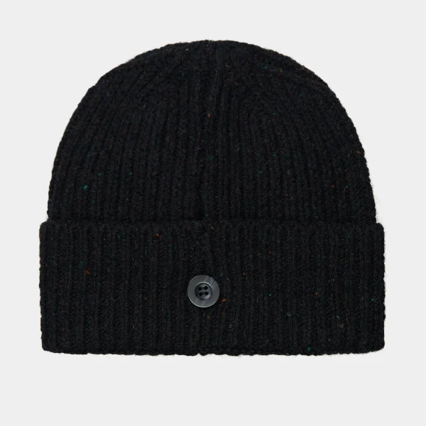 Cheap Carhartt WIP Anglistic Beanie Speckled Black