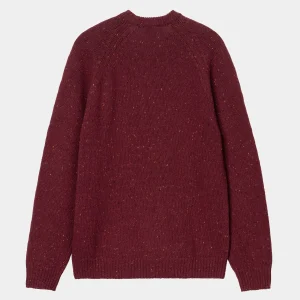 Sale Carhartt WIP Anglistic Sweater Speckled Malbec