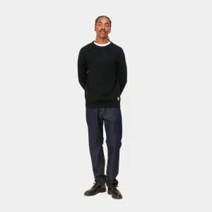 Discount Carhartt WIP Anglistic Sweater Speckled Black