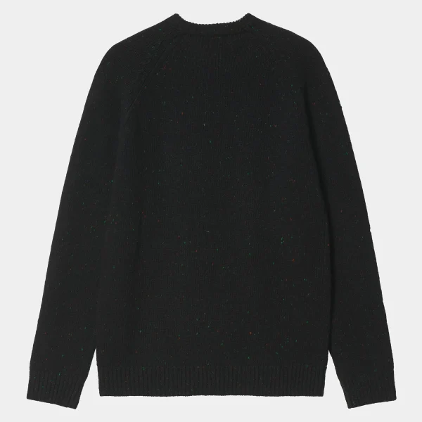 Discount Carhartt WIP Anglistic Sweater Speckled Black