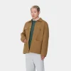 Cheap Carhartt WIP Artificial Suede Michigan Coat Hamilton Brown