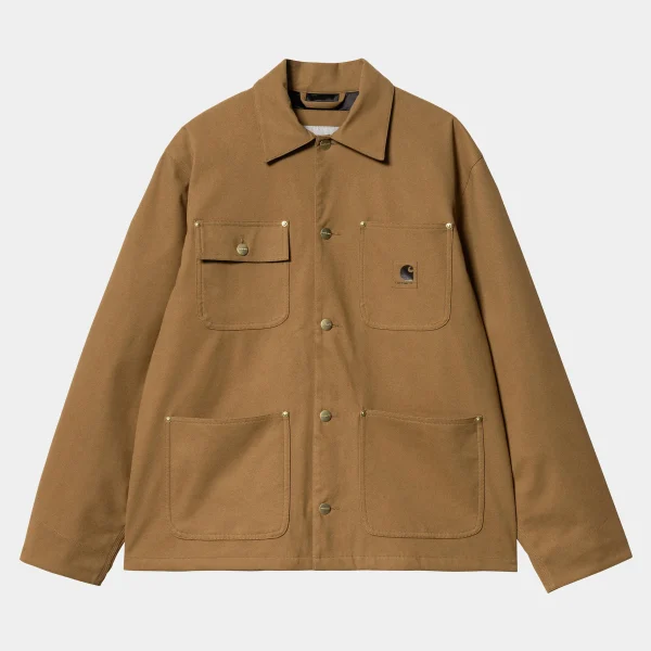 Cheap Carhartt WIP Artificial Suede Michigan Coat Hamilton Brown