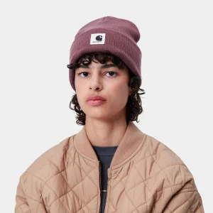 Cheap Carhartt WIP Ashley Beanie Dusty Fuchsia