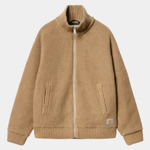 Best Carhartt WIP Banley Sweater Jacket Peanut