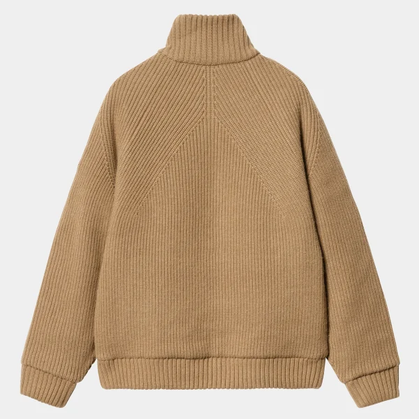 Best Carhartt WIP Banley Sweater Jacket Peanut