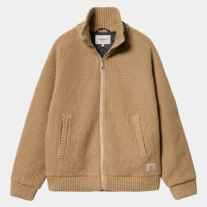 Best Carhartt WIP Banley Sweater Jacket Peanut