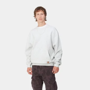 Cheap Carhartt WIP Billy Sweat Ash Heather