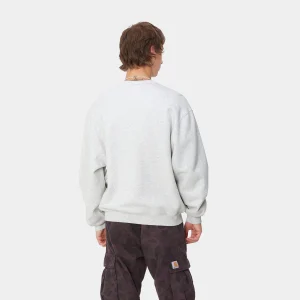 Cheap Carhartt WIP Billy Sweat Ash Heather