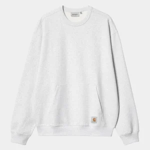 Cheap Carhartt WIP Billy Sweat Ash Heather