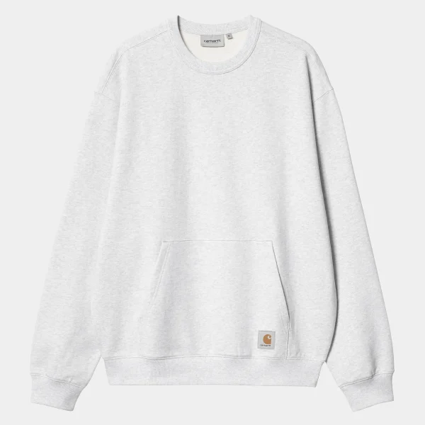 Cheap Carhartt WIP Billy Sweat Ash Heather