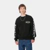 New Carhartt WIP Body Of Work Sweat Black / White