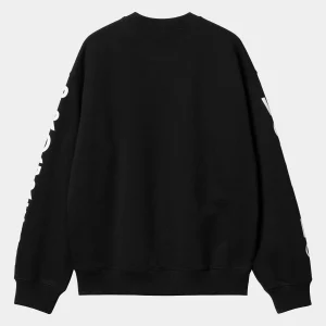 New Carhartt WIP Body Of Work Sweat Black / White