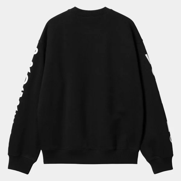 New Carhartt WIP Body Of Work Sweat Black / White