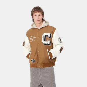 Cheap Carhartt WIP Brown Ducks Bomber Hamilton Brown / Wax