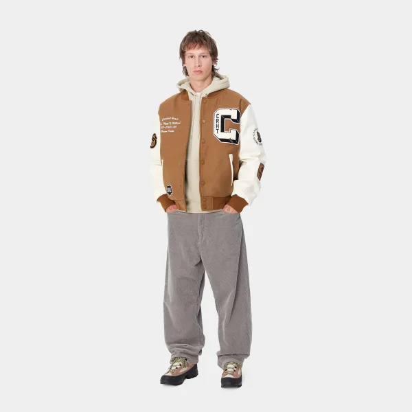 Cheap Carhartt WIP Brown Ducks Bomber Hamilton Brown / Wax