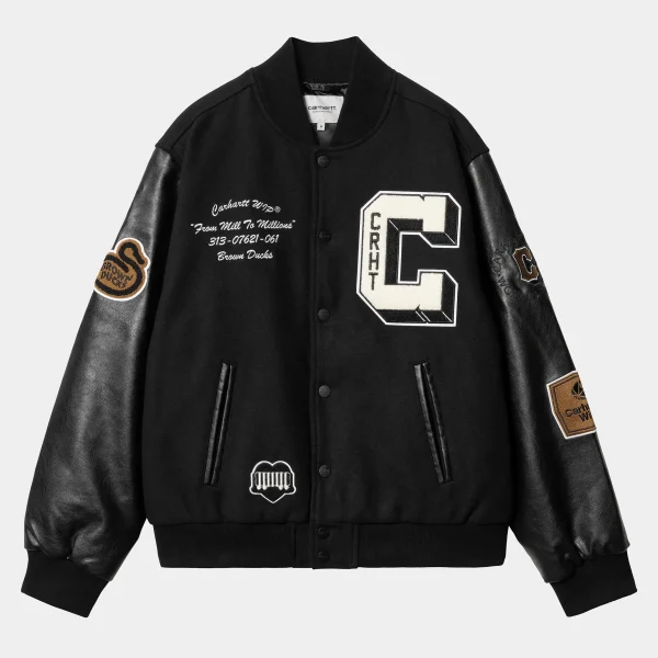 Store Carhartt WIP Brown Ducks Bomber Black / Black