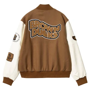 Cheap Carhartt WIP Brown Ducks Bomber Hamilton Brown / Wax