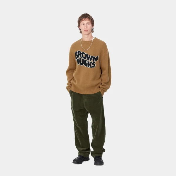 Sale Carhartt WIP Brown Ducks Sweater Hamilton Brown