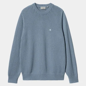 Cheap Carhartt WIP Calen Sweater Misty Sky