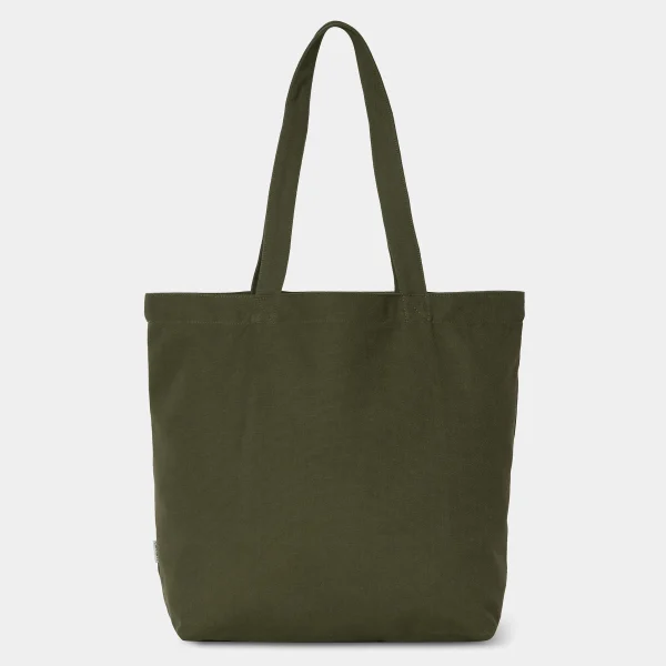 Online Carhartt WIP Canvas Graphic Tote Basics Print, Office Green