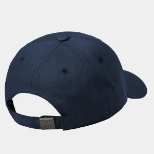 Best Carhartt WIP Canvas Script Cap Air Force Blue / Malbec