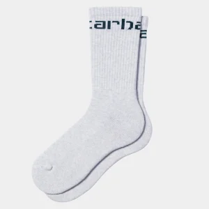 New Carhartt WIP Carhartt Socks Ash Heather / Duck Blue