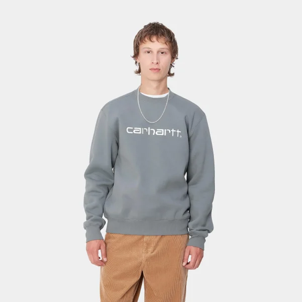 Flash Sale Carhartt WIP Carhartt Sweatshirt Dove Grey / Wax