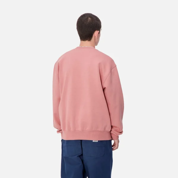 Cheap Carhartt WIP Carhartt Sweatshirt Dusty Rose / Sycamore Tree