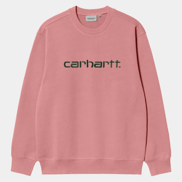 Cheap Carhartt WIP Carhartt Sweatshirt Dusty Rose / Sycamore Tree