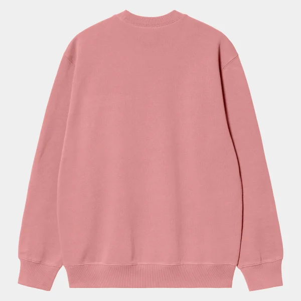 Cheap Carhartt WIP Carhartt Sweatshirt Dusty Rose / Sycamore Tree