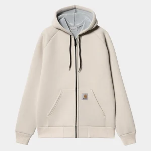 Discount Carhartt WIP Car-Lux Hooded Jacket Moonbeam / Grey