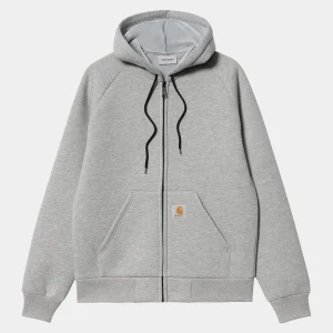 Discount Carhartt WIP Car-Lux Hooded Jacket Grey Heather / Grey