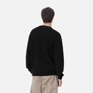 Cheap Carhartt WIP Chane Sweater Black / Gold