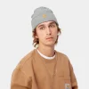 Flash Sale Carhartt WIP Chase Beanie Grey Heather / Gold