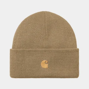 Outlet Carhartt WIP Chase Beanie Peanut / Gold