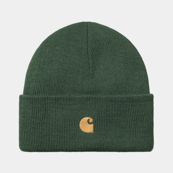 Online Carhartt WIP Chase Beanie Sycamore Tree / Gold