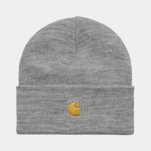 Flash Sale Carhartt WIP Chase Beanie Grey Heather / Gold